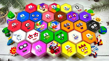 Numberblocks - Cracking Clay with Hexagon! Alphablocks Relaxing ASMR Video