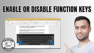 How to Enable or Disable Function Keys in Windows 10