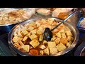 Taiwanese Street Food-Spicy Stinky Tofu,Spicy Duck Blood Jelly,Sausage,Fried Rice/麻辣臭豆腐,麻辣鴨血,傳統香腸,炒飯