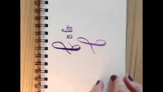 Harry Potter inspired Watercolor Lettering - 