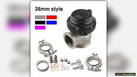 Universal 38mm External Wastegate VBand Flanged Turbo Waste Gate For Supercharge Turbo Manifold