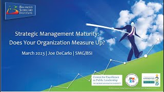 Strategic Management Maturity: Does YOUR Organization Measure Up?