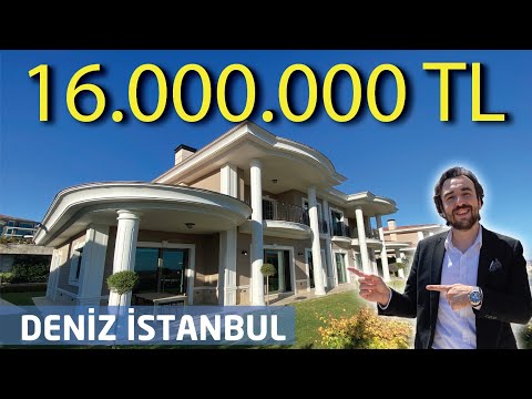 Deniz İstanbul'da Dekorasyonlu 16.000.000' TL Değerinde Lüks Ev Turu I Özel Garaj,Sinema Odası,Sauna