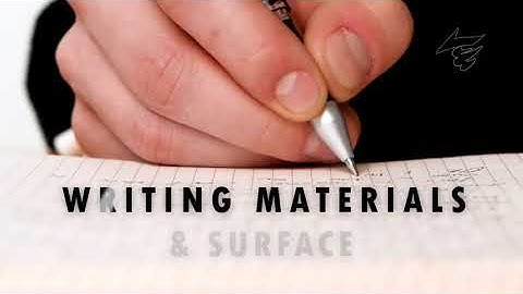 Writing Materials and Surface | Learn Handwriting Analysis by Grapholistic International