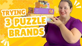 Three Jigsaw Puzzle Brand Reviews // Trevell, Ordinary Habits, Fun Club