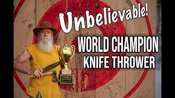 Unbelievable Tomahawk Throw by a World Champion