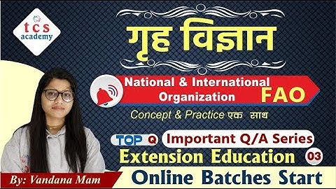 Home Science Class प्रसार शिक्षा, UGC NETJRF 2022/ TGT PGT Home Science/ LT Grade/ RPSC 2022 Lecture
