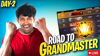 ROAD TO GRAND MASTER | DAY 2 | GARENA FREE FIRE LIVE