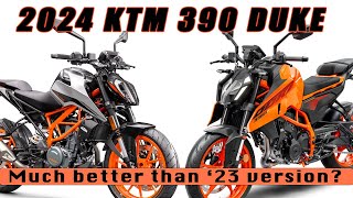 We ride KTM's latest update of it's popular 390 Duke, and compare it with the model it replaces. by The Bike Show 4,488 views 3 months ago 8 minutes, 26 seconds