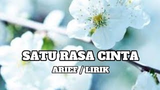 SATU RASA CINTA Lirik ARIEF(cover terbaru 2022-2023 ANDI GAYO91)