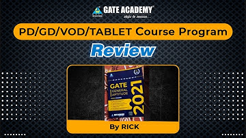 Review of GATE ACADEMY PD/GD/VOD/TABLET Course Program | by Rick | Honest Review