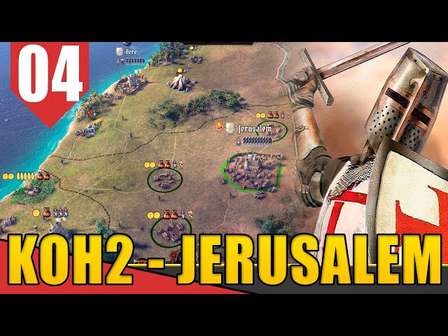 Estabilizando JERUSALEM - Knights of Honor 2 Jerusalem #04 [Gameplay PT-BR]