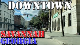 Savannah  Georgia  4K Downtown Drive