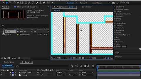 How to Animate Shape Borders and dotted border in Adobe After Effects CC (2017) part 1