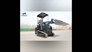 Mini skid steer loader for home use, wheeled/tracked portable loader, compliant with US EPA Euro5
