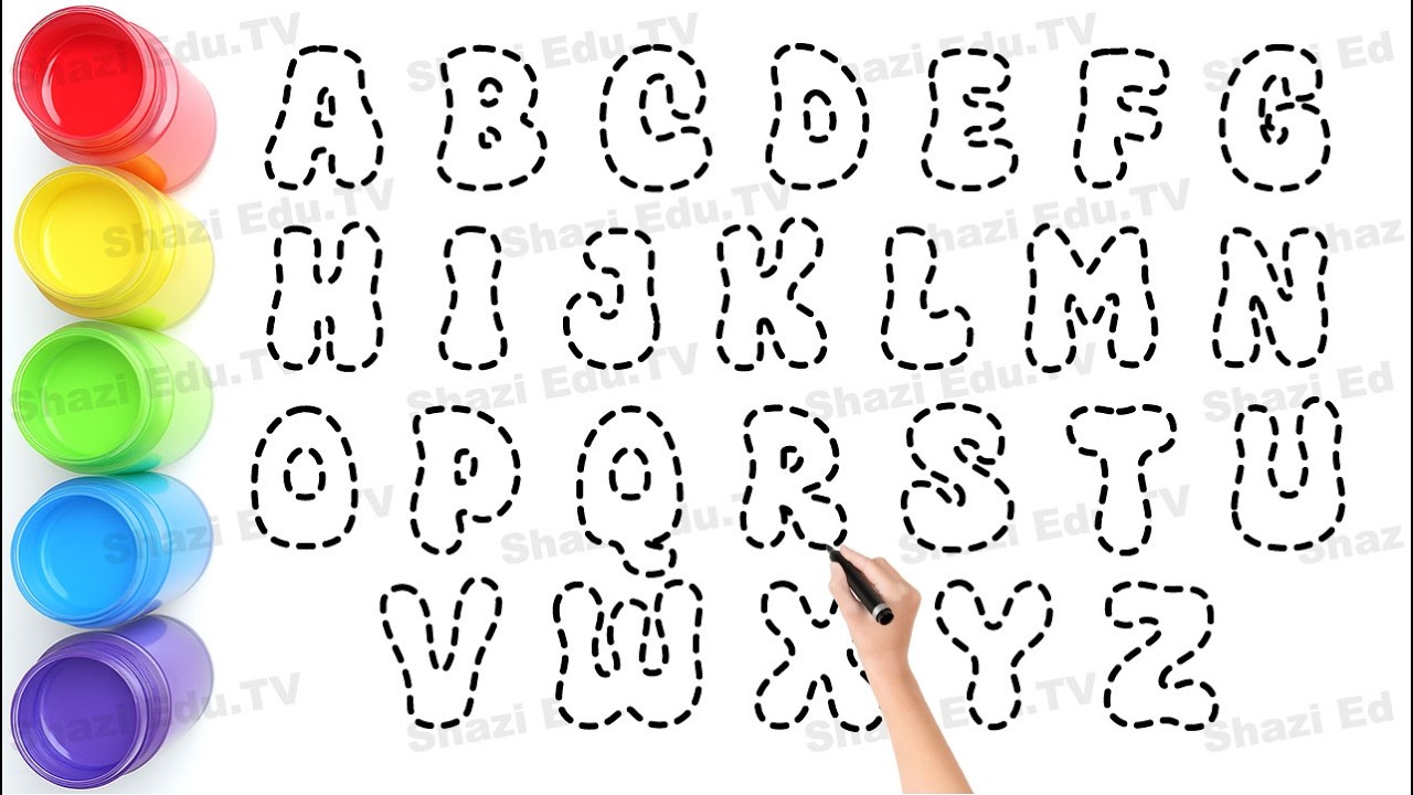 Learn ABC Alphabet with Colors 🎨 | ABC Tracing for Kids | Preschool Learning Video