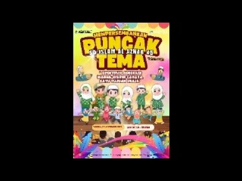 PUNCAK TEMA SD ISLAM AL AZHAR 45 PALEMBANG SPEKTRUM GENERASI, WARNA ...