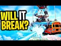 What Happens When You KAMEHAMEHA The BATTLE BUS? | BREAK Open The VAULT? | Fortnite mythbusters!