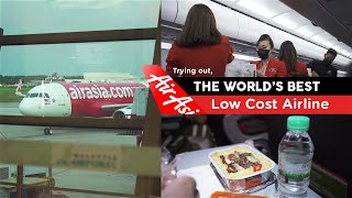 WORLD'S BEST Low Cost Airline? AIRASIA A320 Flight report | Penang ✈ Singapore | AK1729 screenshot 5