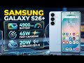 Samsung Galaxy S26+ Review | 4900 mAh Battery | 45W charging | official Design | official look, 