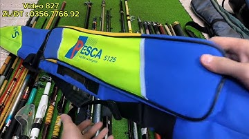 Video 827 Túi Đựng Cần Câu Nhật - Cần 3 Khúc Fly Shimano Đẹp - Cần Mini Đồ Câu Nhật Thành Công