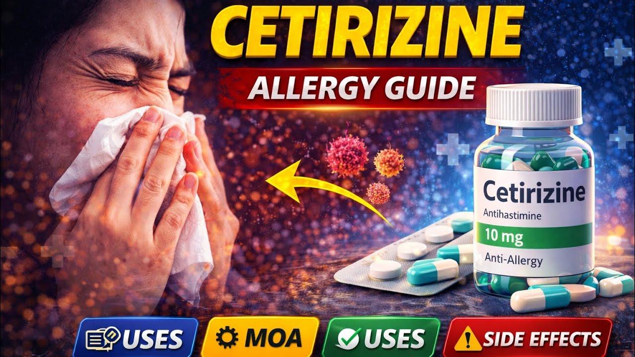 Cetirazine Rash Cetirizine Explained | Uses, Dosage, Side Effects & How It Works - YouTube
