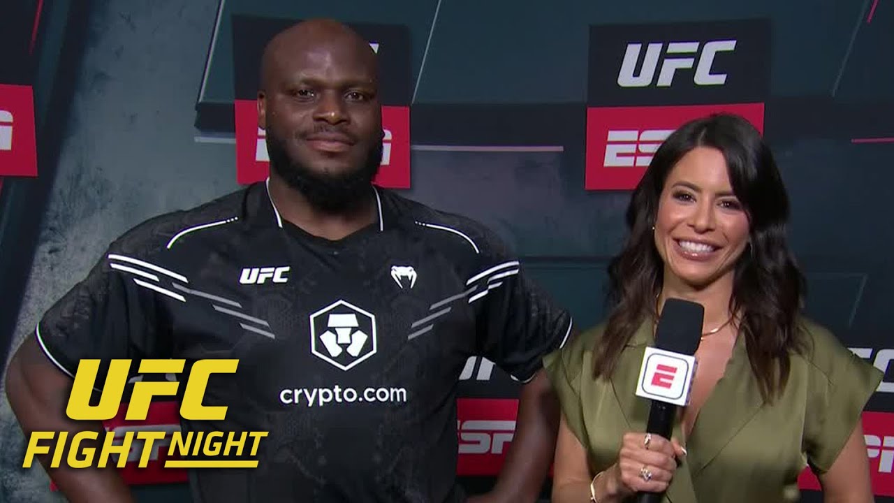 Derrick Lewis Explains Taking Off Shorts, Throwing Cup at Reporter After KO Win | UFC St. Louis