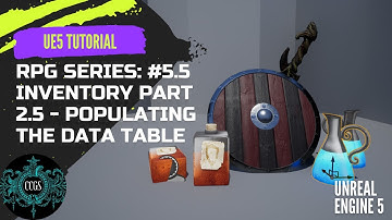 Unreal Engine 5 RPG Tutorial Series #5.5: Inventory system part 2.5, Populating Data Table