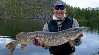 Catching Giant Northern Pike at Lake Nipigon