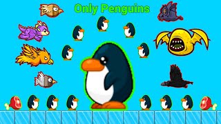 Just The Challenge Of Eating The Penguins (EvoWorld.io)