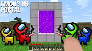 Minecraft, But How To Build PORTAL To AMONG US DIMENSION !?