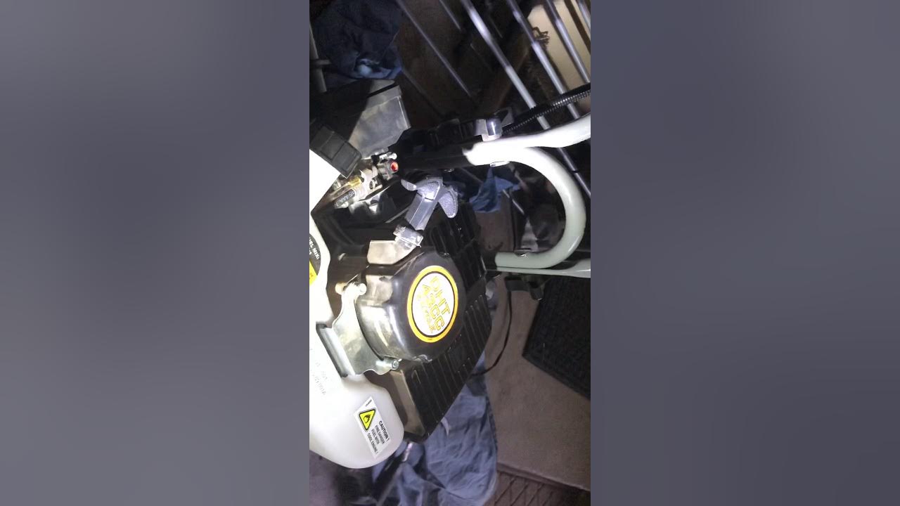 The cheap plastic choke lever broke on the new tiller YouTube