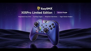 Introducing EasySMX X05pro Limited Edition: Aurora Purple-With Noise-canceling Button.