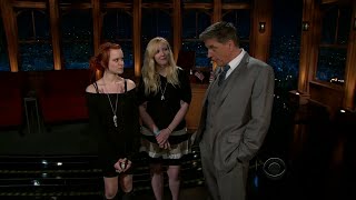 Late Late Show with Craig Ferguson 4/8/2011 Zooey Deschanel, Chris Hardwick