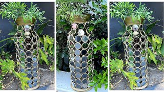 DIY MIRRORED VASE