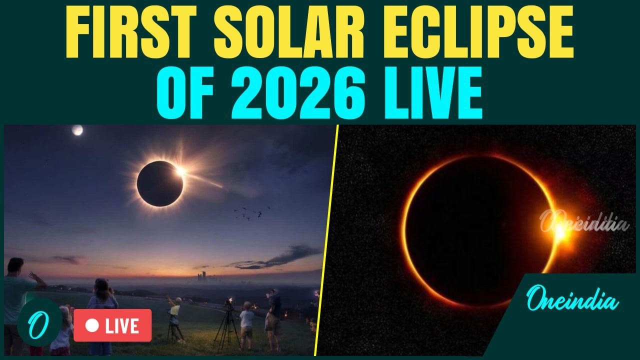 Solar Eclipse 2026 LIVE | ‘Ring of Fire' Solar Eclipse Lights The Sky | Solar Eclipse LIVE Today