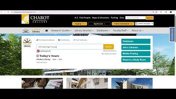 Chabot College Library: Navigating to the Library Homepage & Finding Books