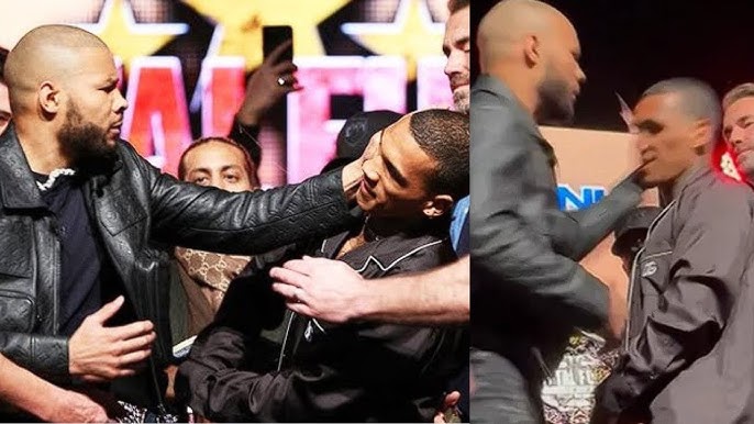 Chris Eubank Jr. Slaps Conor Benn With Egg - YouTube