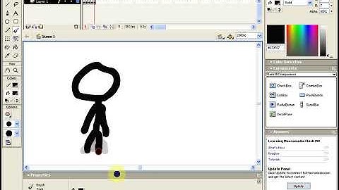 simple animation using flash mx