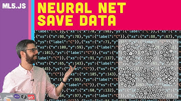 ml5.js: Save Neural Network Training Data