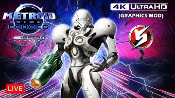 Metroid Prime 2 Full Game 100% Playthrough 4K 60FPS HD Textures Graphics Mod