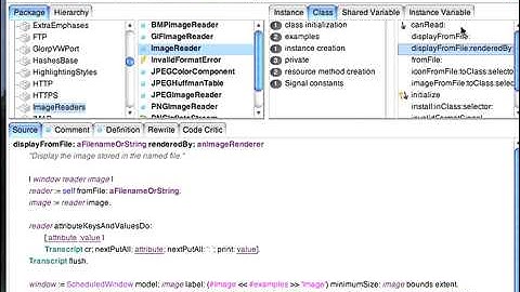 Tutorial: VisualWorks Core Libraries - Reading Image Files