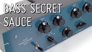 The history of the Pultec EQ low end trick