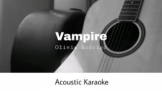 Olivia Rodrigo - Vampire (Acoustic Karaoke)