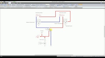 Fully Hydraulic - Sequencing circuit -  Automation Studio™ 6.2 Educational