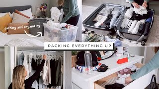 Packing up again! Cleaning and organizing everything before leaving! | CLEANING MOTIVATION