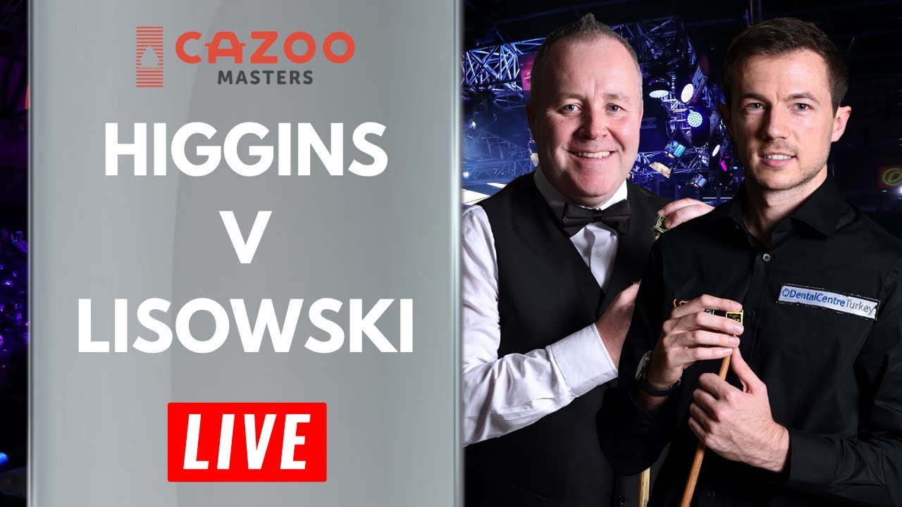 LIVE John HIGGINS vs Jack LISOWSKI Cazoo Masters 2023 Snooker Live Stream Watch Along