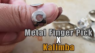 Metal finger pick VS Finger, Kalimba sound different? [칼림바]