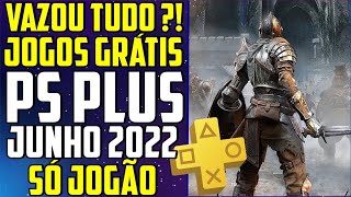 Vazou Tudo ?! JOGOS GRÁTIS PSN PLUS JUNHO 2022! Só JOGÃO !!! 