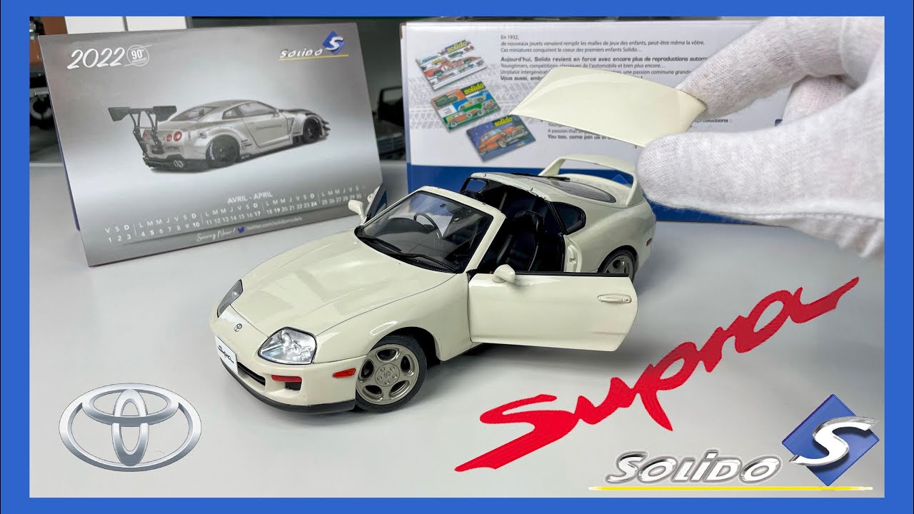 1:18 Toyota Supra Targa Mk4 (White) - Solido [Unboxing] 